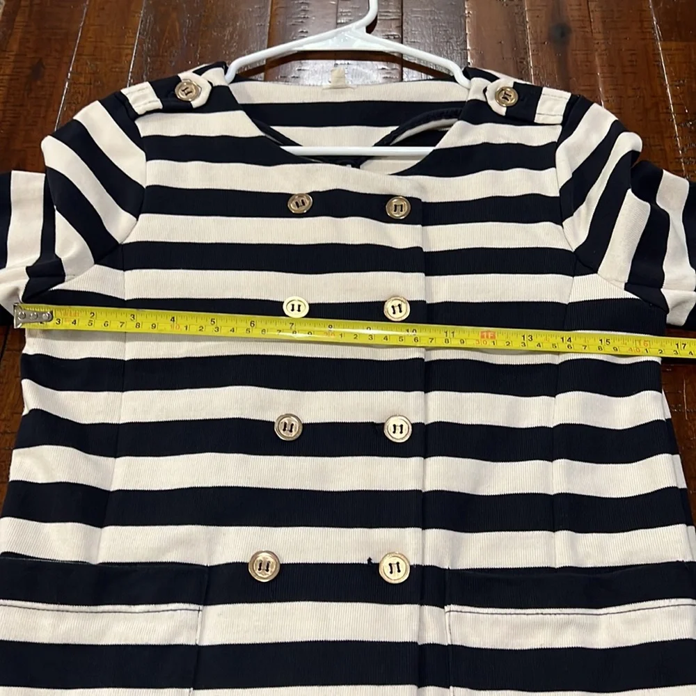 J. CREW Maritime Blazer Navy Stripe XS